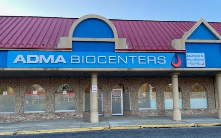 ADMA BioCenters Laurel, MD