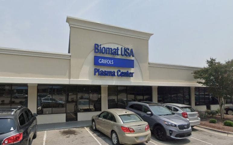 Grifols Biomat USA Jacksonville, NC