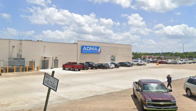 Plasma Donation at ADMA BioCenters Hammond, LA