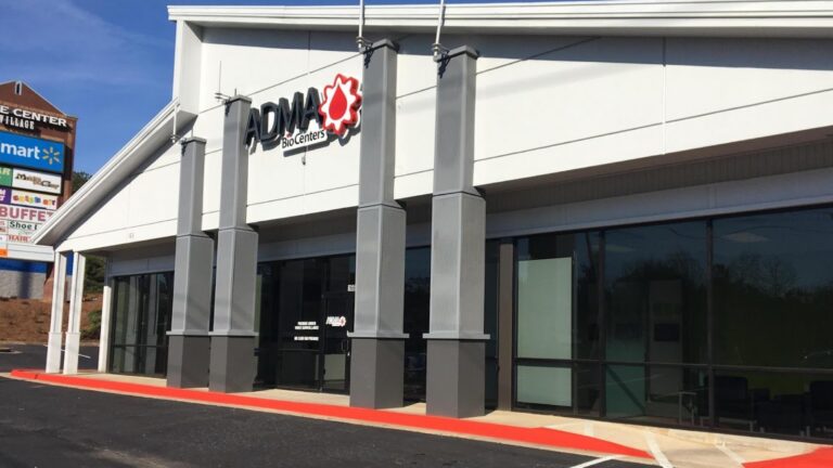 Plasma Donation at ADMA BioCenters Kennesaw, GA
