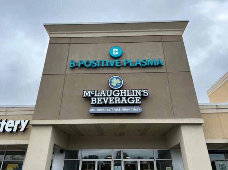 Plasma Donation at B Positive Plasma Holmes, PA