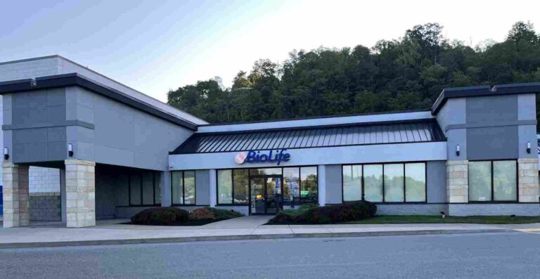 Plasma Donation at BioLife Plasma Services Clarksburg, WV