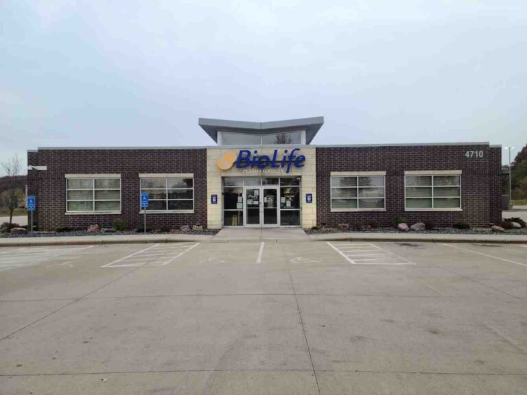 Plasma Donation at BioLife Plasma Services Eau Claire, WI
