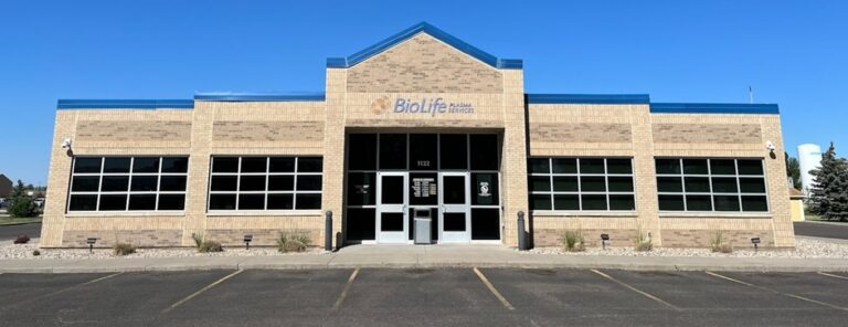 Plasma Donation at BioLife Plasma Services Laramie, WY