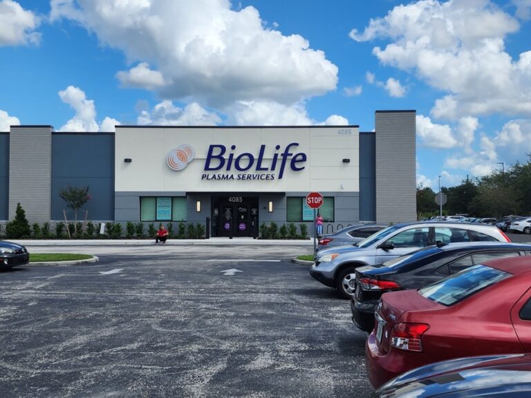 Plasma Donation at BioLife Plasma Services Orlando, FL