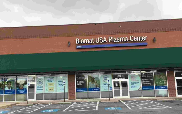Plasma Donation at Biomat USA Frederick, MD