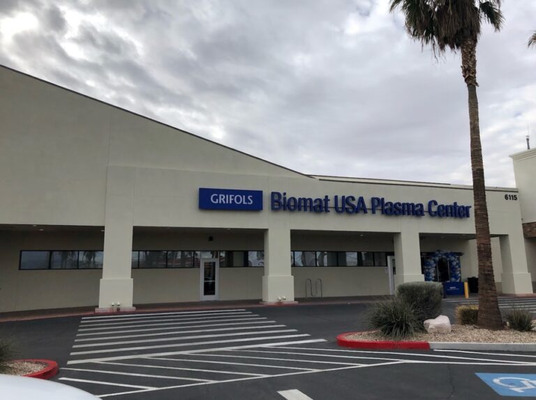 Plasma Donation at Biomat USA Las Vegas, NV