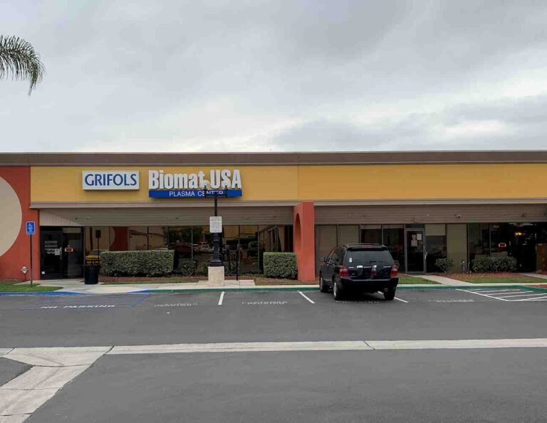 Plasma Donation at Biomat USA Orange, CA