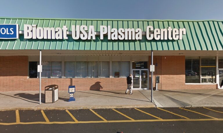 Plasma Donation at Biomat USA Reading, PA
