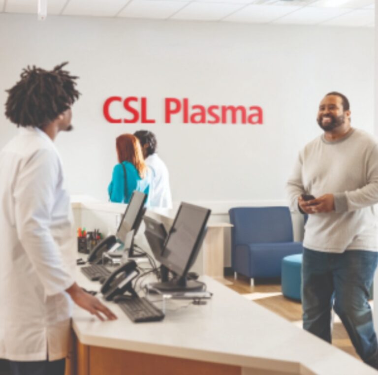 Plasma Donation at CSL Plasma Brooklawn, NJ