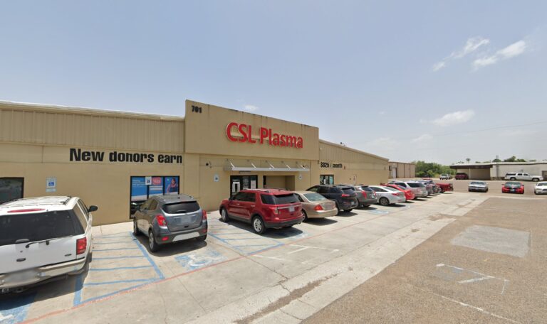Plasma Donation at CSL Plasma Weslaco, TX