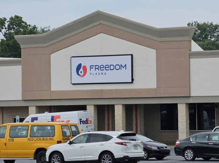 Plasma Donation at Freedom Plasma Lancaster, PA