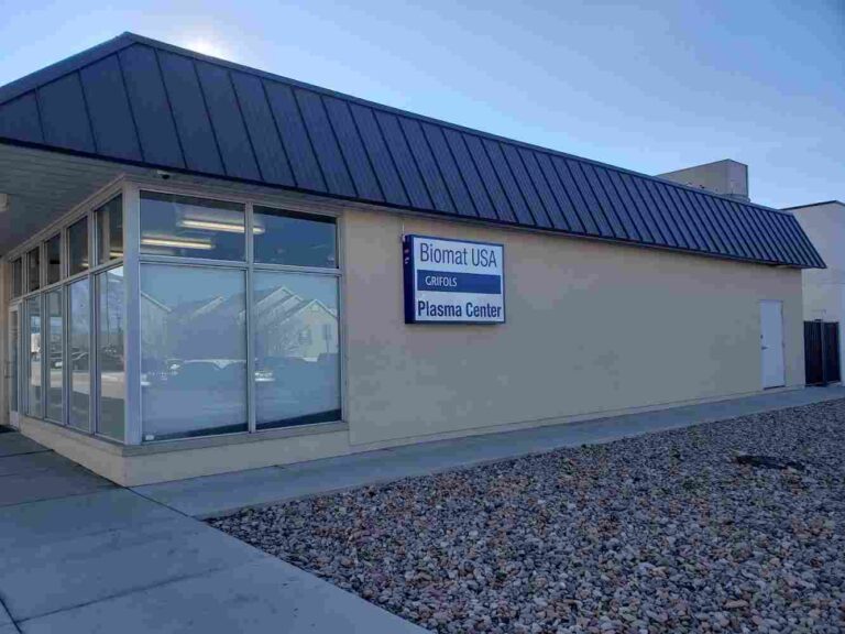 Plasma Donation at Grifols Biomat Logan, UT