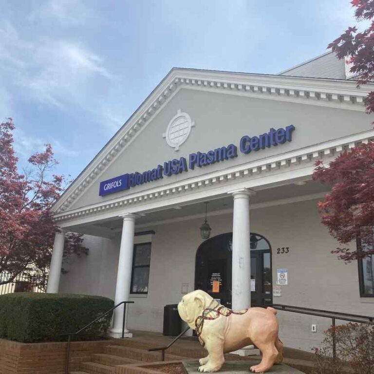 Plasma Donation at Grifols Biomat USA Athens, GA