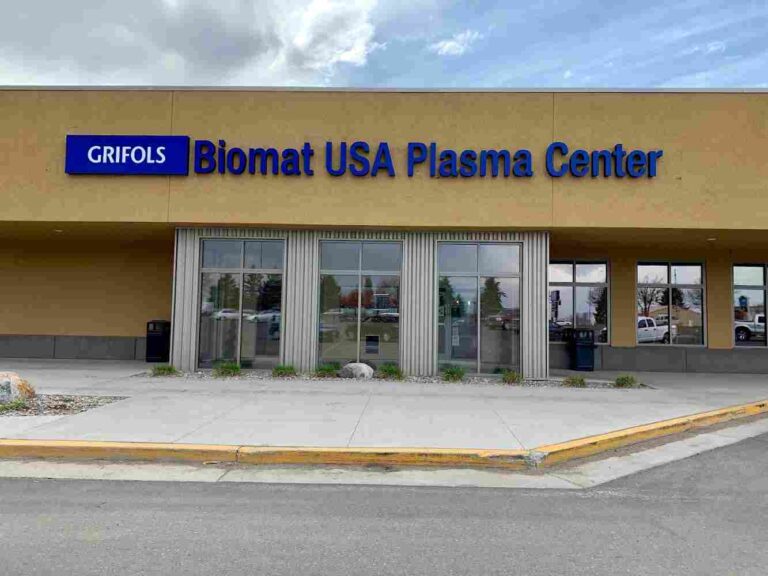 Plasma Donation at Grifols Biomat USA Brookings, SD