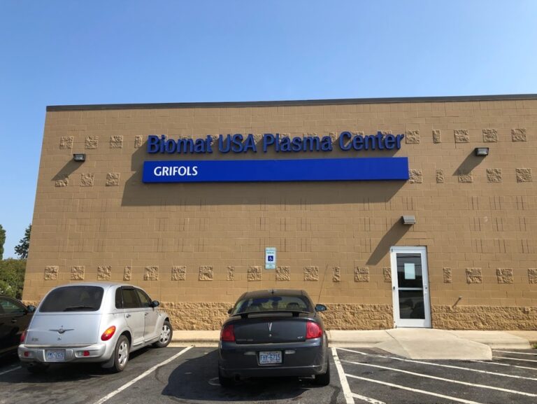 Plasma Donation at Grifols Biomat USA Greenville, NC