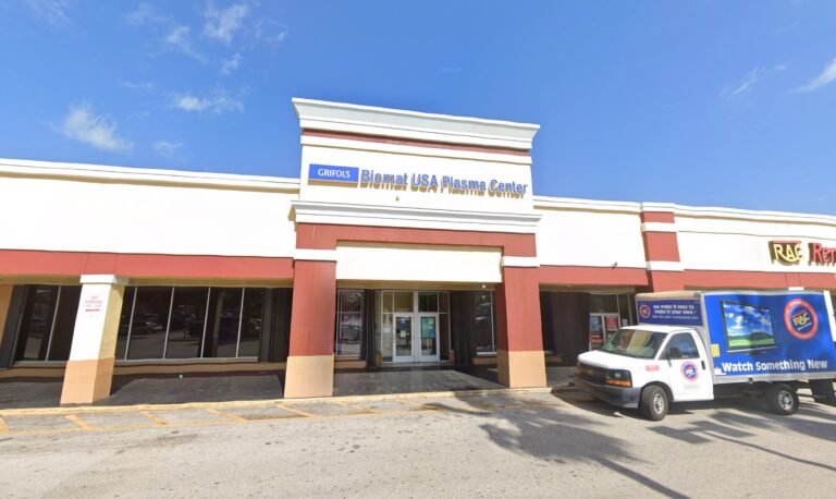 Plasma Donation at Grifols Biomat USA Hollywood, FL Plasma Donation at Grifols Biomat USA Hollywood, FL
