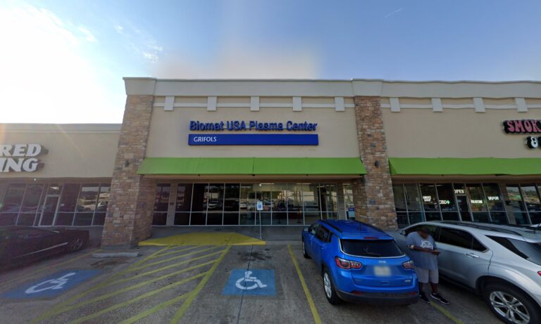 Plasma Donation at Grifols Biomat USA Lufkin, TX