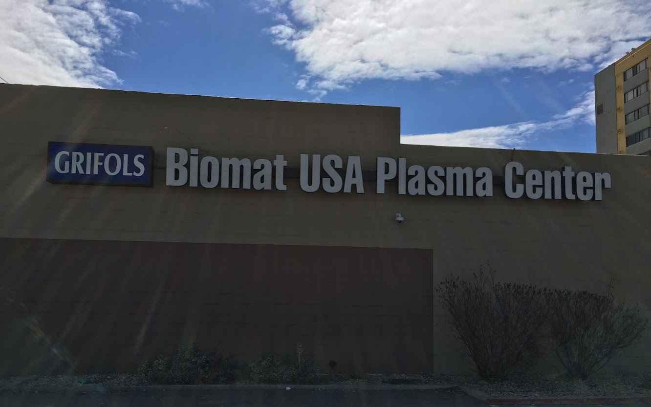 Plasma Donation at Grifols Biomat USA Reno, NV