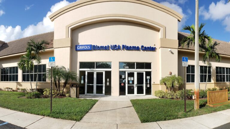 Plasma Donation at Grifols Biomat USA Royal Palm Beach, FL Plasma Donation at Grifols Biomat USA Royal Palm Beach, FL
