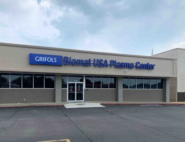 Plasma Donation at Grifols Biomat USA Russellville, AR