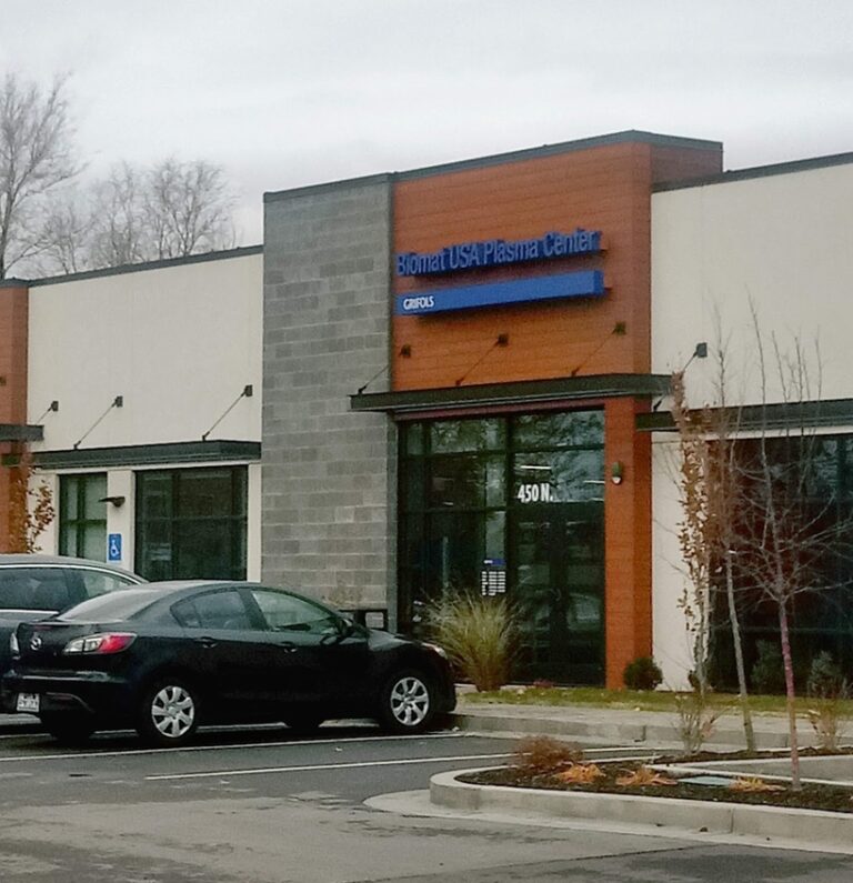 Plasma Donation at Grifols Biomat USA Spanish Fork, UT