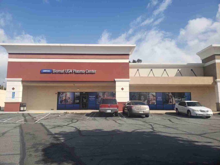 Plasma Donation at Grifols Biomat USA Upland, CA