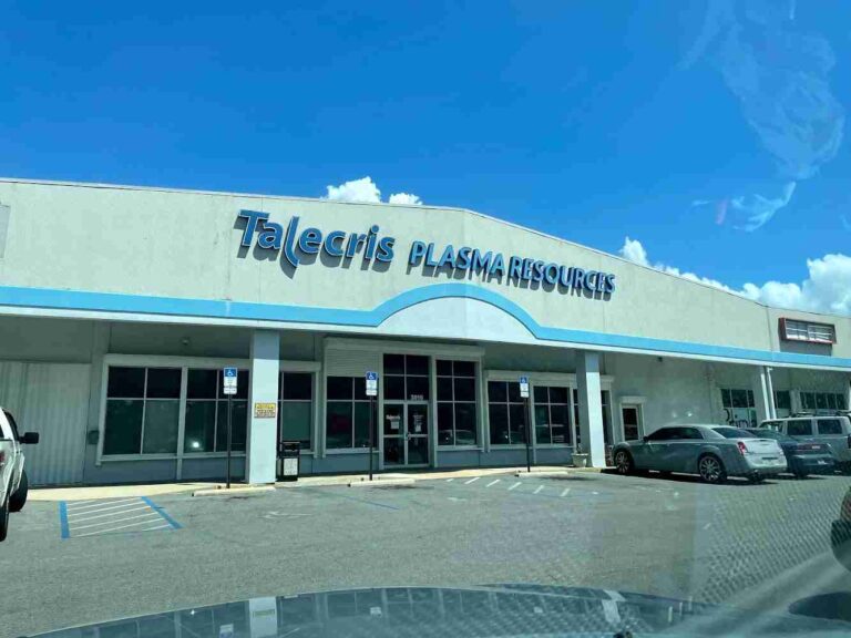 Plasma Donation at Grifols Talecris Plasma Donation Center Pensacola, FL