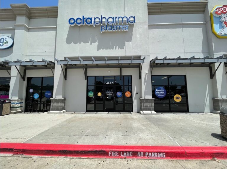 Plasma Donation at Octapharma Plasma Conroe, TX