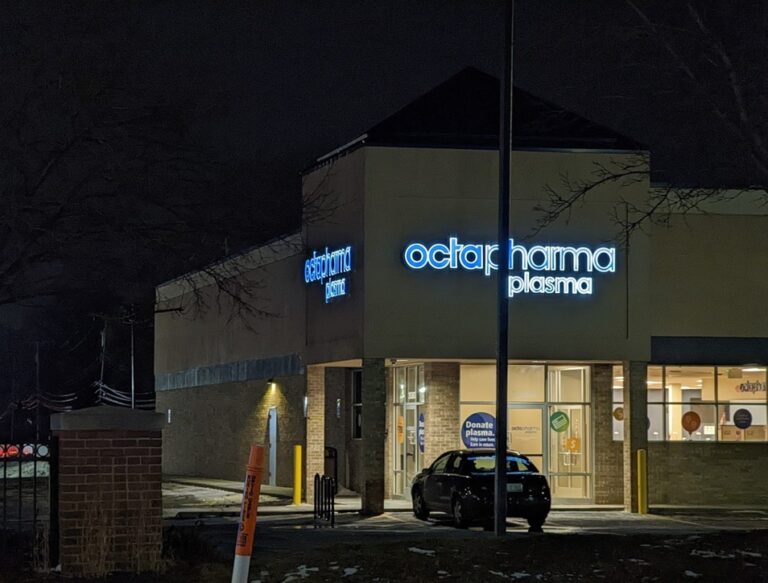 Plasma Donation at Octapharma Plasma Westland, MI