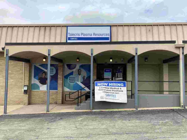 Plasma Donation at Talecris Plasma Resources Bloomington, IL